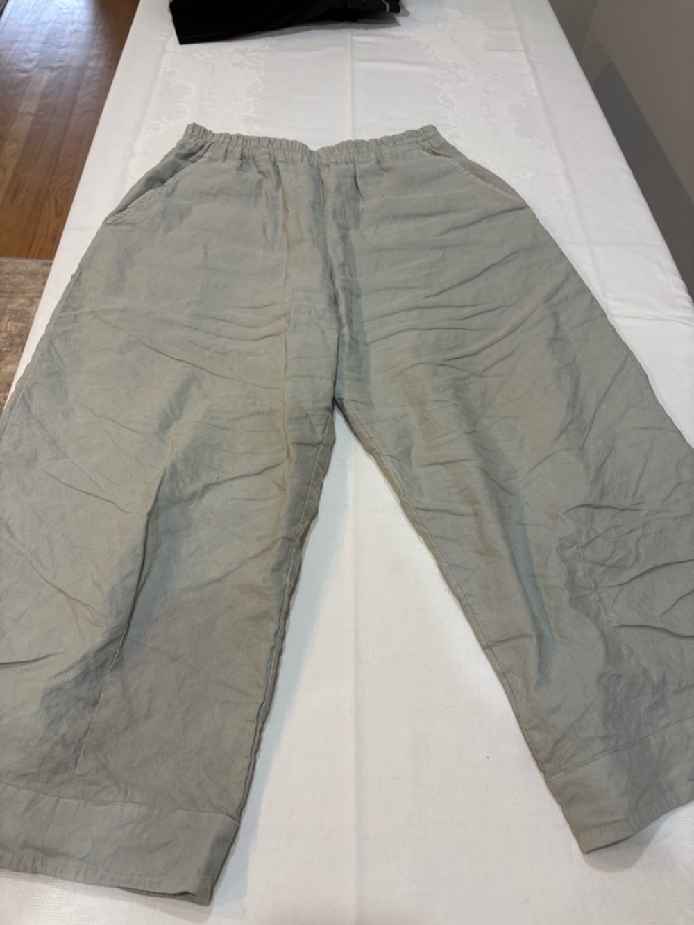 Women's lining  Waist Light Gray Chinos